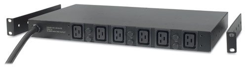 APC Rack PDU, Basic, 1U, 14.4kW, 208V, (6) C19