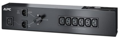 APC Service Bypass Panel 230v 10a BBM IEC C14 Input, (6) IEC C13 Output