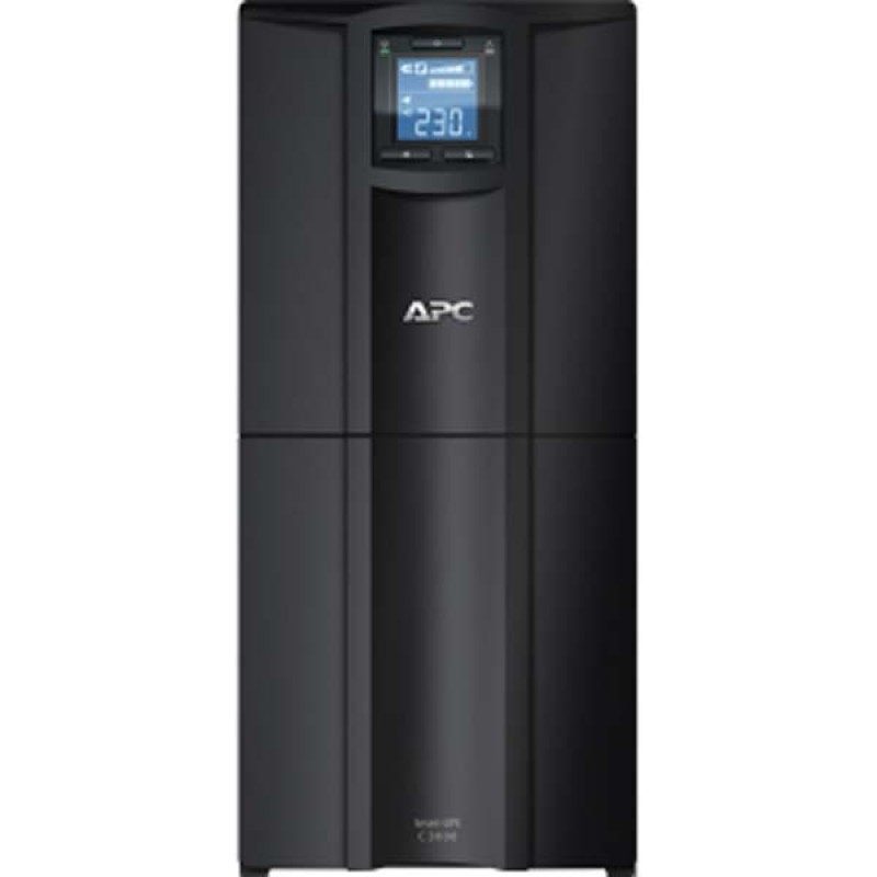 APC Smart Line Interactive 3000VA/ 3KVA 2100W UPS Tower Rack Mount included: No Rack type: N/A Network card:No Battery:Yes Battery type: VRLA Warranty: 2 Years Repair or Replace