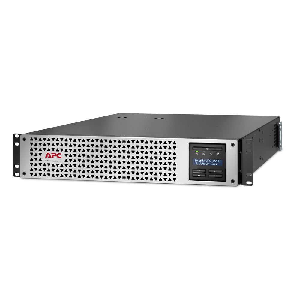 APC Smart-UPS Line Interactive 2200VA Lithium-ion Rackmount 2U 230V 8x IEC C13 + 1x IEC C19 SmartConnect+SmartSlot AVR LCD Warranty 5 year repair or replace