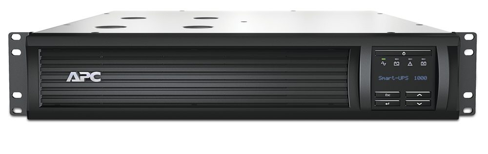 APC SMART LINE INTERACTIVE  1000VA/ 1KVA 700W UPS Rack  Rack mount included: Yes Rack type: 2U Network card:No Battery:Yes Battery type: VRLA Warranty: 3 years repair or replace (excluding battery) and 2 years for battery Notes: Intelligent and efficient network power protection from entry level to scalable runtime.