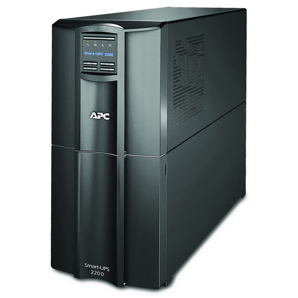 APC Smart-UPS, Line Interactive, 2200VA, Tower, 230V, 8x IEC C13+2x IEC C19 Outlets, SmartConnect Port+SmartSlot, AVR, LCD