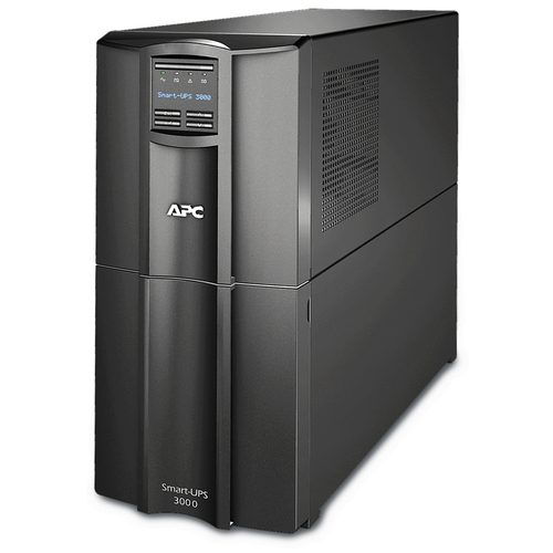 APC Smart Line Interactive 3000VA/ 3KVA 2700W UPS Tower Rack mount included: No Rack type: N/A Network card:No Battery:Yes Battery type: VRLA Warranty: 3 Years Repair or Replace (Excluding Battery) and 2 Years for Battery