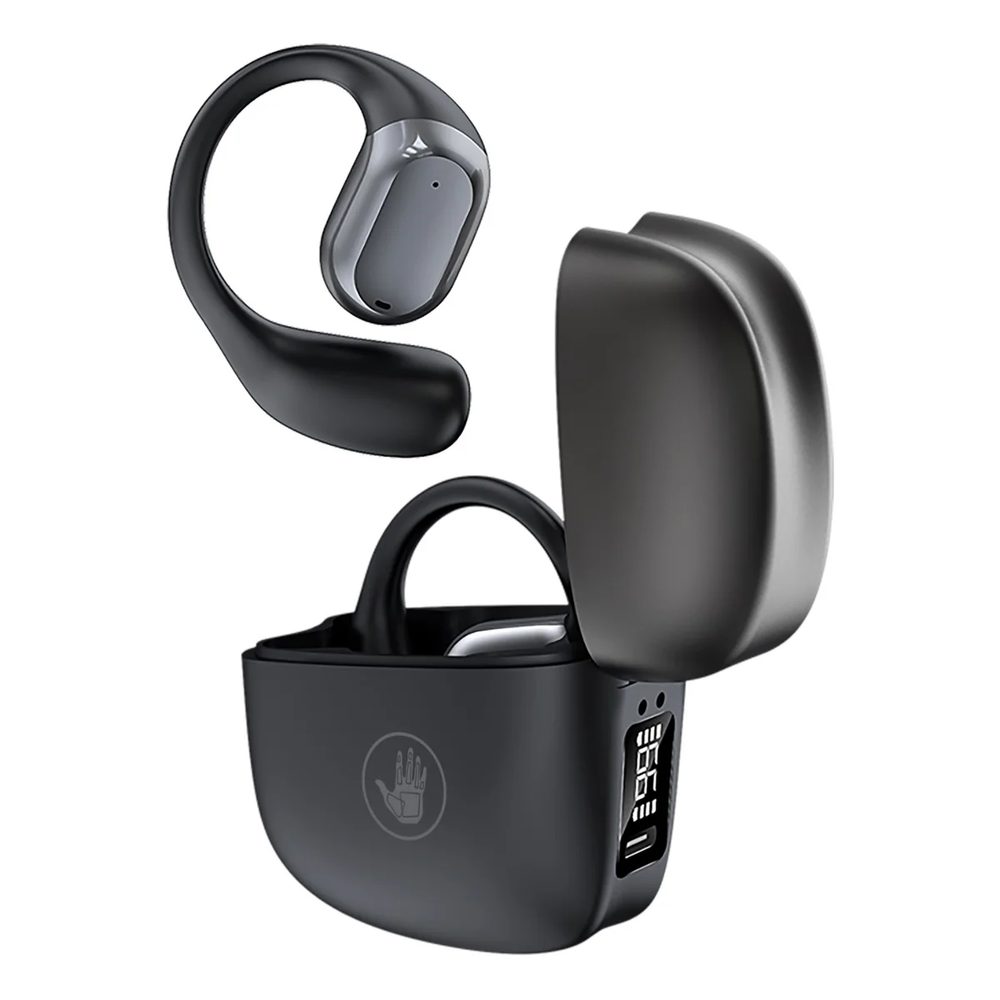 Body Glove Dawny OWS - Black offering clear sound and all-day comfort. Perfect for running, commuting, or relaxing, with sleek design and long battery life to match your vibe from dawn till dusk. Features: Play time: 20 hours in total. Play time: Earbuds - 7.5 hours (Volume at 100%). Play time: Case - 12.5 hours. Talk time: 5 hours. Charge time: Earbuds - 2.5 hours and Case - 3 hours. Rich bass. LED digital power display. Touch controls.