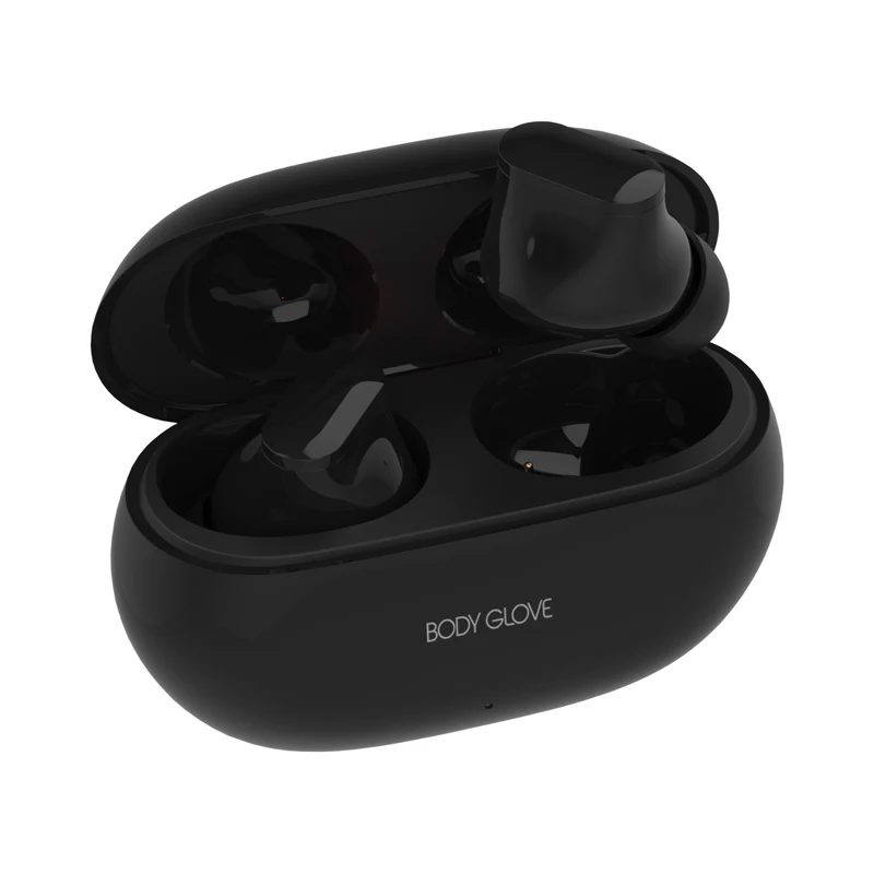 Body Glove Essentials TWS Pro Series Wireless Earbuds Amp up your sound. Ergonomically shaped. Featuring a Voice Assistant, built-in microphone, Bluetooth v5.3 connection with a playtime of up to 4 hours, and a LED Indicator. Features: Bluetooth Version: V5.3. Voice Assistant. Earphones battery: 30 mAh. Charging case battery: 180 mAh. Charging time: 1-2h. Mega bass. Touch control. Playing time: 3-4h. Driver unit: 10mm. Transmission distance: 10M (No obstacles) Transmission