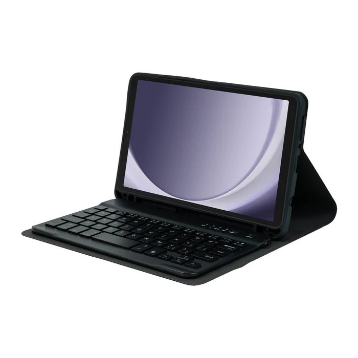 Body Glove Bluetooth Keyboard With Touch Pad  - Samsung Galaxy Tab A9 - Black provides full protection to your tablet. It features a detachable, backlit keyboard with Samsung Galaxy Pencil Groove. Features: Bluetooth version 3.0. Operating distance: 10 metres. Working voltage: 3.7-5V. Working hours: 60 Hours. Satndby 100 Days. Charge time: 3-4 Hours. Input: USB-C charger. Built in lithium LI-ION battery capacity: 420mAH . 1 Year warranty. Warranty:  1 Year