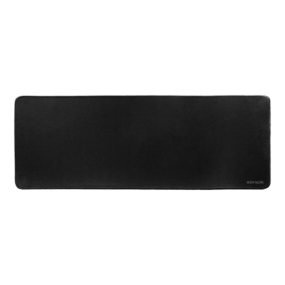 Body Glove Oversize Mouse Pad provides ample room to fit your gaming mouse, full-sized keyboard and other small desk items. Features: Anti-skid rubber base. Large Working Area. Warranty: 1 Year