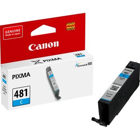 Canon-Ink-CLI-481 C-TS704/ S6140/ TS6240/ TS8140/ TS8240/ TS9140/ TS7540/ TS9540/ TS6340/ TS8340- Yield 257
