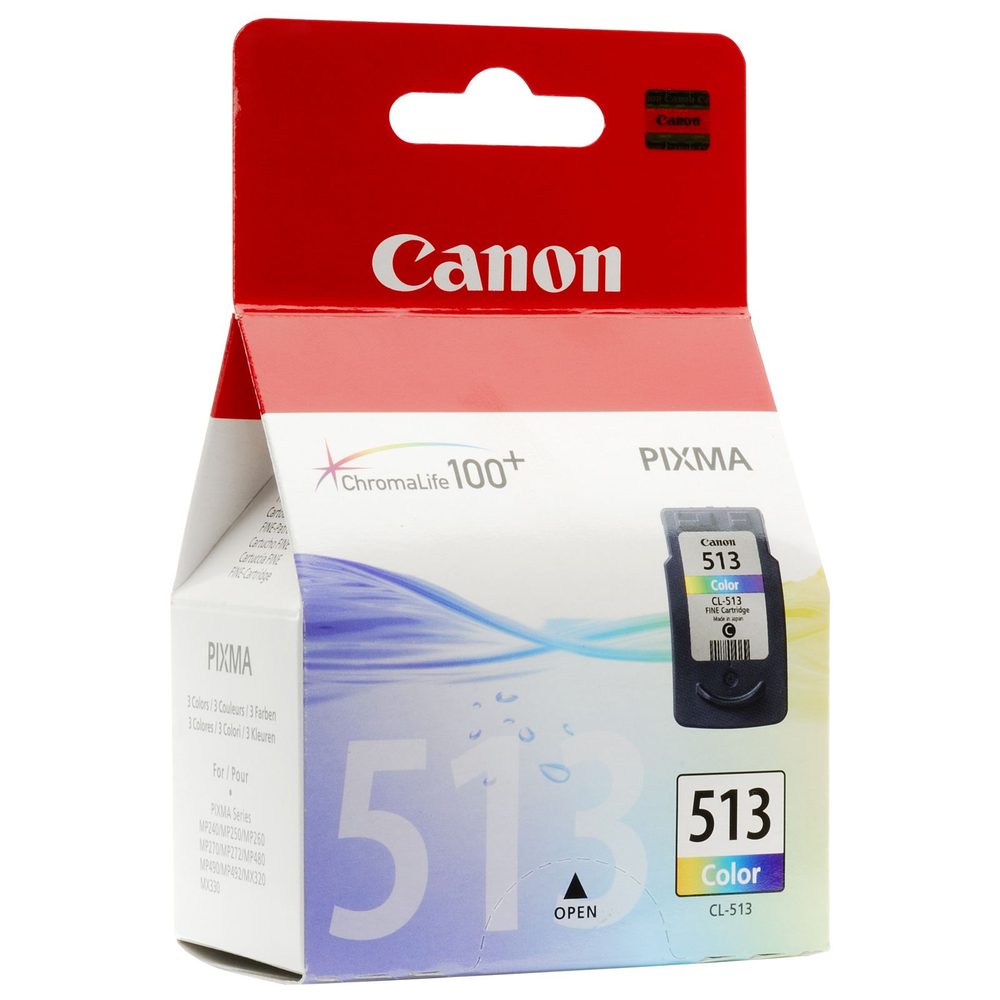 Canon-Ink-CL-513 CLR-IP2700/ MP240/ MP250/ MP270/  MP280/ MX320/ MX330/ MX340/ MX350 / MX360 /MX410 / MX420- Yield 349
