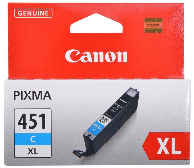 Canon-Ink-CLI-451 XL C-iP7240/ MG5440/ MG5540/MG5640/ MG6340/MG7140/MG7540/ MX924/ IX6840/ iP8740- Yield 695