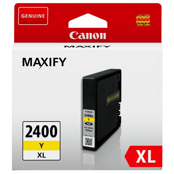 Canon-Ink-PGI-2400XL Y-IB4040/IB4140/  MB5040/ MB5140/ MB5340/ MB5440- Yield 1500
