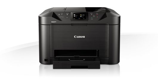 Canon MB5140 Inkjet Maxify business range A4, A4 MFP, Print, Copy, Fax and Scan. 24ipm mono, 15ipm colour, 600 x 1200 print resolution, 1200 x 2400 dpi scan resolution,  250 sheet paper handling, 50 Sheet DADF, Automatic duplex, touch screen, USB, Wi-Fi, Ethernet. Smartphone and Tablet print, Scan to cloud, Scan to USB, Quick first print of 6 seconds. - 4 ink system, (BK, C, M, Y). Uses PGI- 2400 BK, C, M and Y XL cartrdiges  SNMP AND SMTP SUPPORT