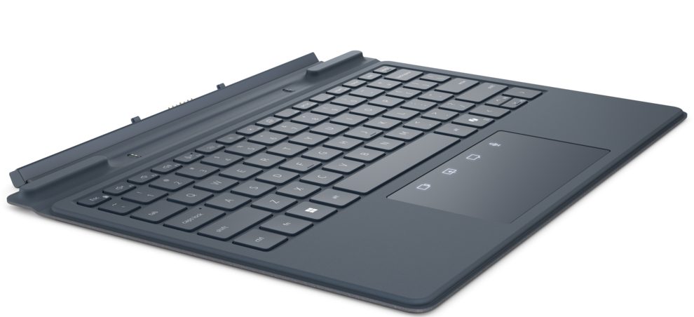 Dell Latitude 7350 Detachable Collaboration Keyboard - US International (QWERTY) - Collaboration Keyboard magnetically attaches to the Latitude 7350 Detachable.
