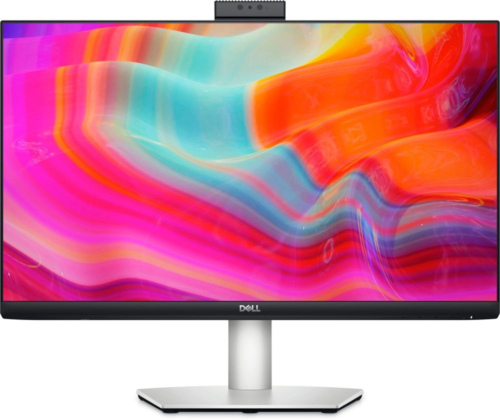 Dell 24 Video Conferencing Monitor -C2423H-60.47cm Display Type LED-backlit LCD Monitor / TFT active matrix Diagonal Size 23.8" Built-in Devices Microphone, Camera, USB 3.2 Gen 1 hub Panel Type IPS Contrast Ratio 1000:1 / 1000:1 (dynamic) Color Support 16.7 million colors Color Gamut 99% sRGB Dimensions (WxDxH) 21.2 in x 7.1 in x 19.5 in -with stand Display Position Adjustments Height, Pivot (rotation)  swivel, tilt VESA Mounting Interface 100 x 100 mm Cables Included DP-to-DP, HDMI