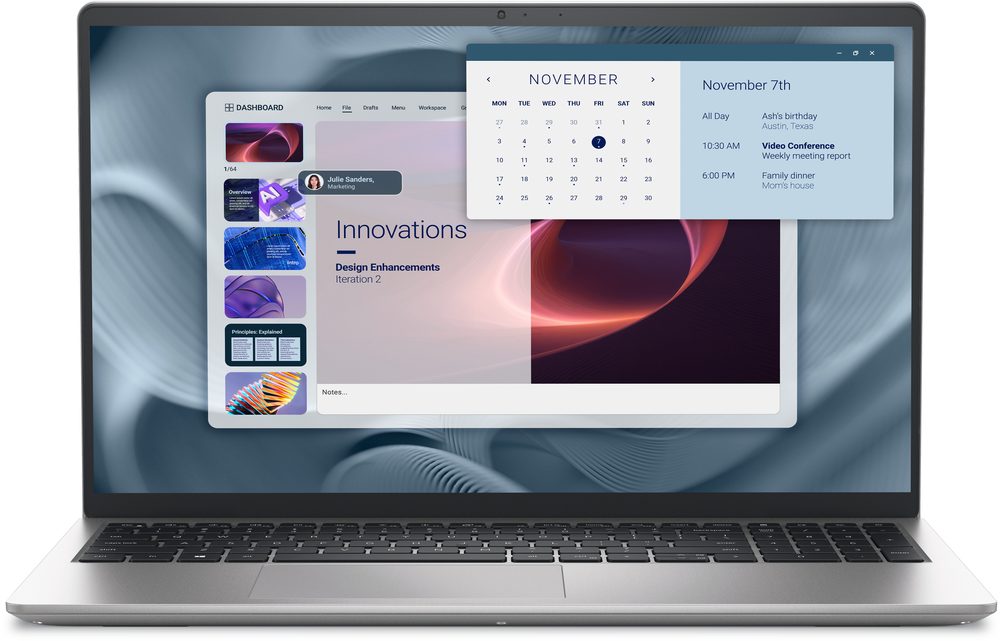 Dell Pro 15 Essential PV15250, I7-1355U Intel RPL-P U15 i7(8-layer PCB), 15.6"  Non-Touch, FHD, 120Hz, WVA, IPS, Anti-Glare, 250 nit , 16GB, DDR5, 4400 MT/s, 512GB, M.2, PCIe NVMe, SSD, Intel UHD Graphics, Fingerprint Reader, Realtek Wi-Fi 6 RTL8852BE, 2x2, 802.11ax, MU-MIMO, BT Wireless Card, Non-backlit NumPad Keyboard, 4-Cell Battery, 41WHr (Integrated), 65 Watt AC adapter, Windows 11 Pro, 3Yr ProSupport and Next Business Day Onsite Warranty, Colour: Carbon Black (Plastic)