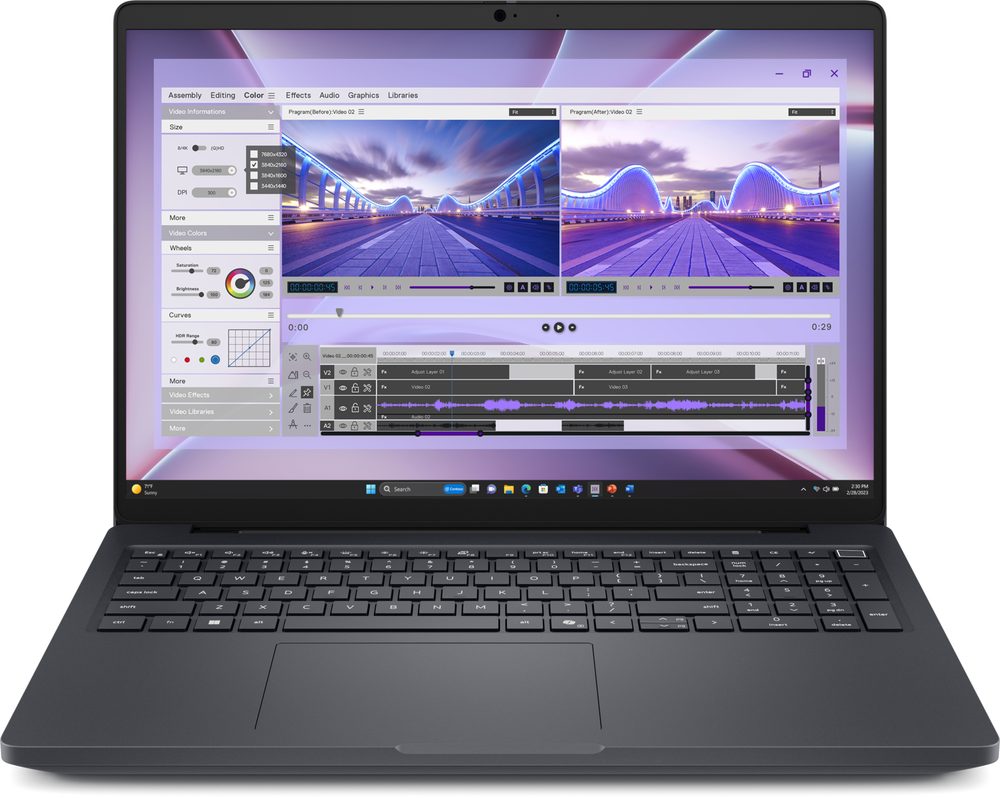 Dell Pro Max 16 (MC16250) Mobile Workstation Intel Core Ultra 7 265H, vPro Enterprise (24MB, 16 cores, 16 threads, up to 5.30 GHz Turbo, 45W), 32GB (2x16GB), DDR5, 5600 MT/s, SoDIMM, Dual Channel, non-ECC, 1TB Performance SSD Gen4, SED Ready, NVIDIA RTX PRO 500 Blackwell 6GB GDDR7, 16" FHD+ LCD with 300 nits, Control Vaul 3+, 6 cell, 96Whr, ExpressCharge Capable, standard battery, 130W AC adapter, USB Type C, Windows 11 ProWindows 11 Pro, 3 Year ProSupport Warranty