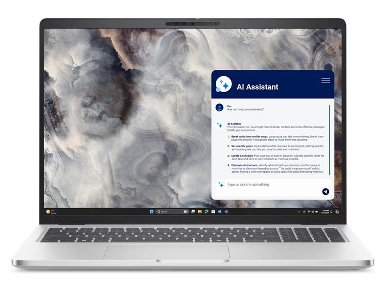 Dell Pro 16 Plus Intel Core Ultra 7 268V, vPro (48 TOPS NPU, 8 cores, up to 5.0 GHz), 32GB: LPDDR5x, 8533MT/s (onboard), 512GB, TLC, SSD, Integrated Intel Arc graphics for Intel Core Ultra 7 268V vPro processor, 32GB LPDDR5x memory, 5G Included, Fingerprint Reader, Intel Wi-Fi 7 BE201, 2x2, 802.11be, Bluetooth 5.4 wireless card, 16", Non-Touch, FHD+, IPS, Anti-Glare, 300 nits, 45% NTSC, 5MP + IR Cam, 5G capable, Windows 11 Pro, Copilot+ PC, 3 Year ProSupport Warranty
