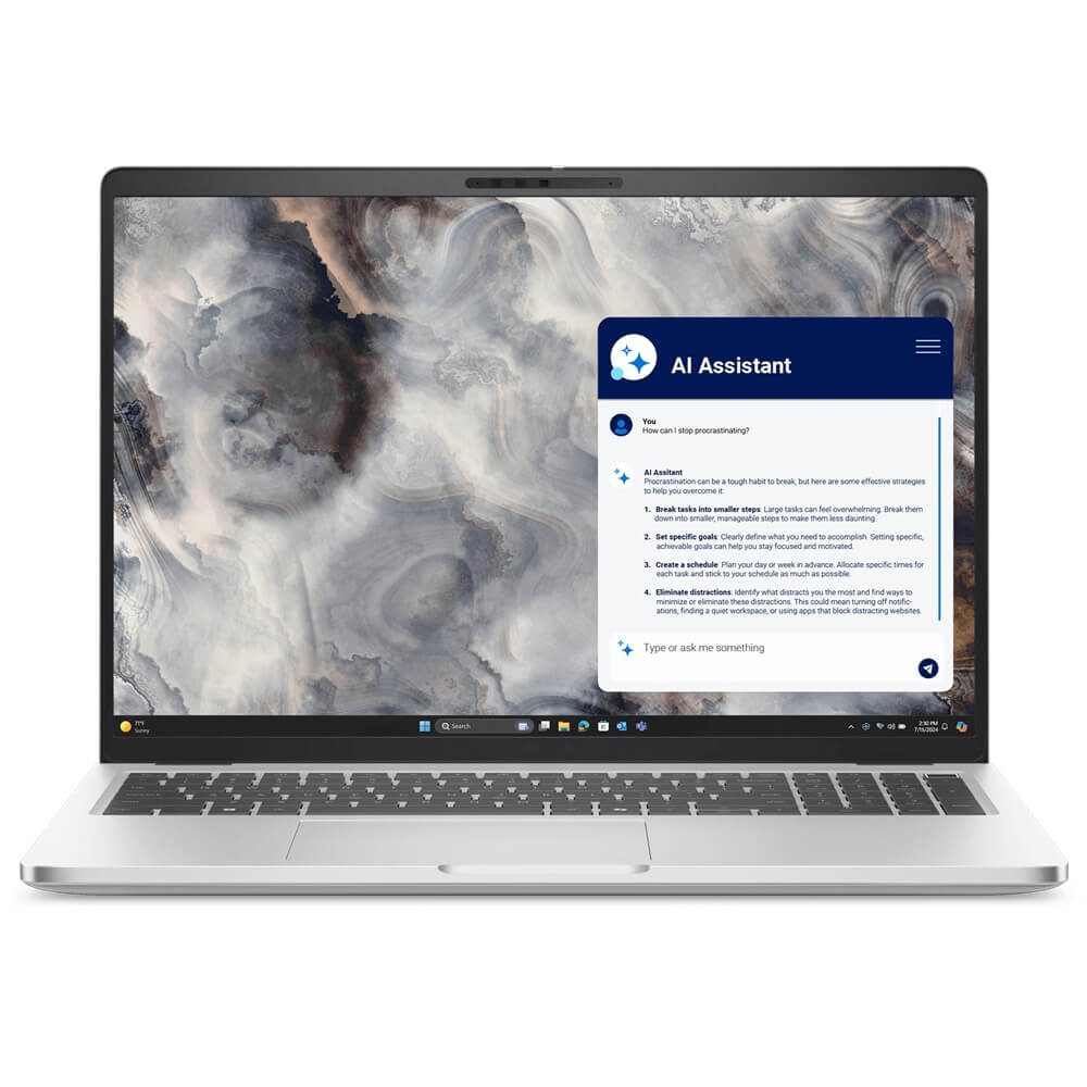 Dell Pro 16 Plus Intel Core Ultra 5 238V, vPro (40 TOPS NPU, 8 cores, up to 4.7 GHz), 32 GB: LPDDR5x, 8533 MT/s (onboard), 512 GB, SSD, Integrated Intel Arc graphics for Intel Core Ultra 5 238V vPro processor, 32 GB LPDDR5x memory, Fingerprint Reader, Control Vault 3+, ExpressCharge Boost Capable, 65W AC adapter, USB Type-C, Windows  11 Pro, ProSupport and Next Business Day Onsite Service 36 Months