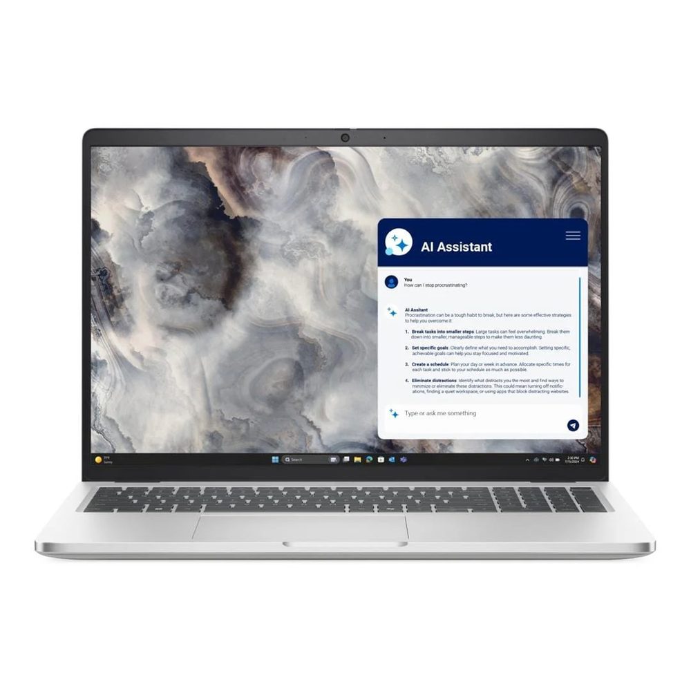 Dell Pro 16 Plus: Intel Core Ultra 7 265U, vPro (12 TOPS NPU, 12 cores, up to 5.3 GHz), 16GB: DDR5, 5600 MT/s (5200 MT/s with Intel Core Processors), 512GB SSD, 16", Non-Touch, FHD+, 300 nit, 45% NTSC, Anti-Glare, FHD+IR Cam, FHD HDR + IR Camera, Facial Recognition, TNR, Camera Shutter, Microphone, English International backlit Copilot Key Keyboard with Numeric KeyPad, Fingerprint Reader only (No Smart Card Reader), Control Vault 3+