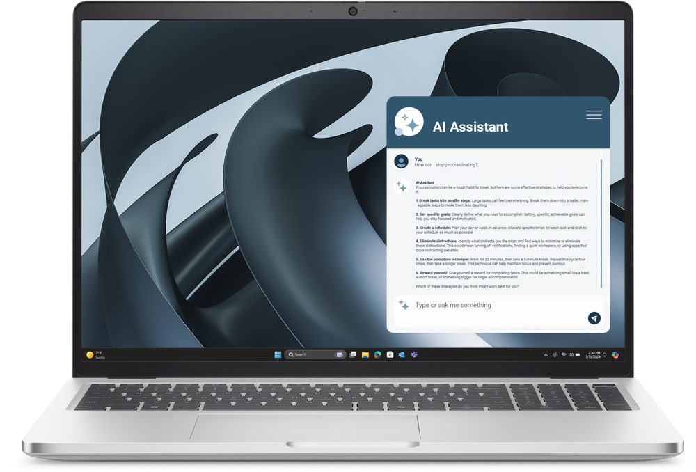Dell Pro 16 Plus PB16255, AMD Ryzen 5 PRO 230 (22M Cache, up to 4.9 GHz, 16 TOPS), 16GB 7500MT/s LPDDR5, 512GB Gen4 SSD PCIe M.2, 16.0" FHD+ (1920X1200) AntiGlare 300nits, AMD Radeon 760M, Fingerprint reader, FHD/IR Camera/Microphone, Intel BE201-7 Wireless + Bluetooth, Backlit Keyboard, 3 Cell battery, 65W Power Supply Unit, Windows 11 Pro, 3 Year ProSupport Warranty