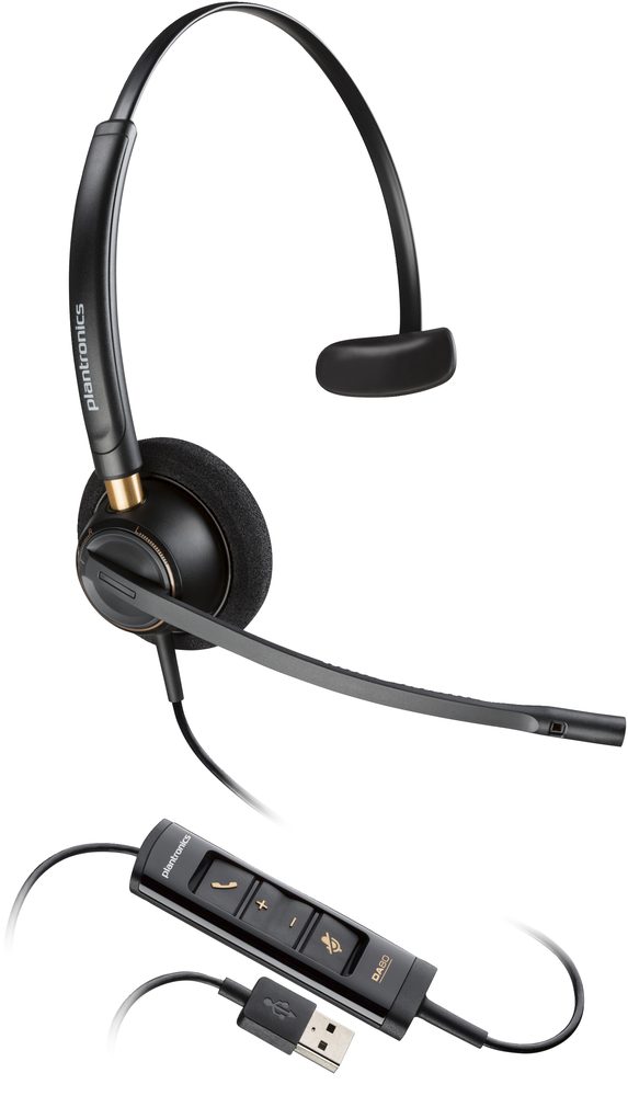 HP Poly EncorePro 515 Microsoft Teams Certified Monoaural with USB-A Headset