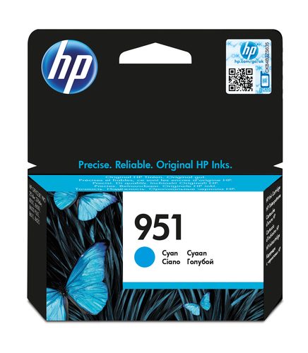 Hp 951 Cyan Oj Ink Cartridge