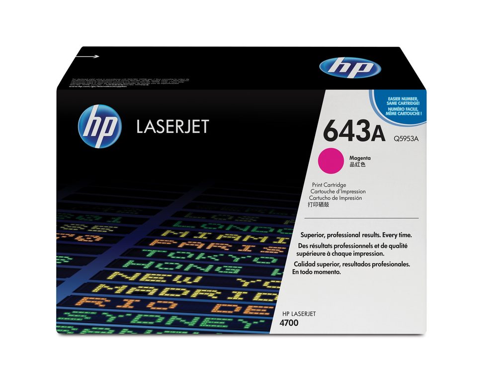 HP 643A Magenta Toner Cartridge