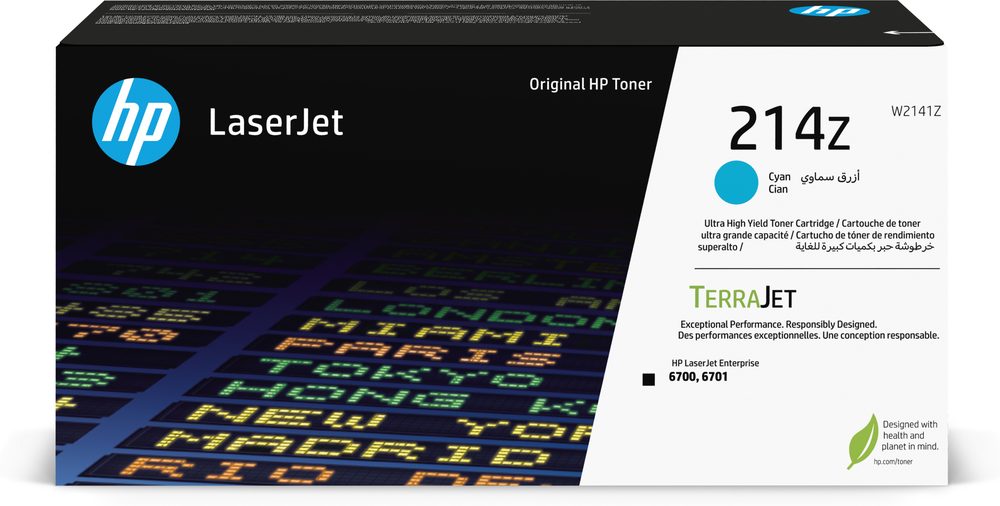 HP 214Z Cyan Original LaserJet Toner Cartridge