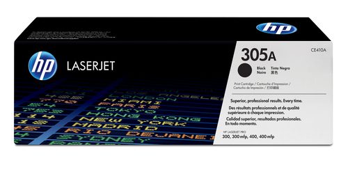 HP 305A Black LaserJet Toner Cartridge for LaserJet Pro 300 and 400 Color Series