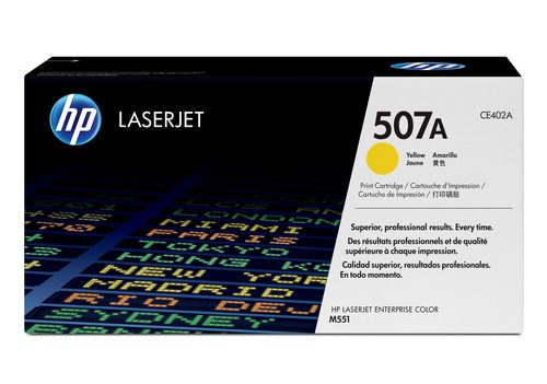 HP 507A Yellow Toner Cartridge