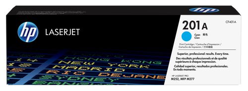 HP 201A Cyan LaserJet MFP M277/M252 Toner Cartridge Yield 1400 PGS