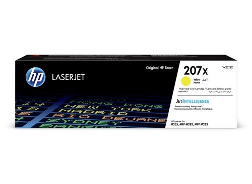 HP 207X Yellow LaserJet Toner Cartridge - Color LaserJet Pro M225/MFP M283