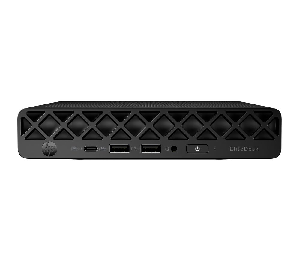 HP EliteDesk Mini 8 G1i / Ultra52355002B14cores / 32GB (1x32GB) DDR5 5600 SODIMM Memory / 512GB M.2 SSD TLC / Windows 11 Pro / Pro Sec 1Y / 1YW / HP 3 Year Onsite Desktop Bundled Support / 320K v2 Kbd / USB 320M Mouse / TCO e-labeling | No Country of Origin Restri