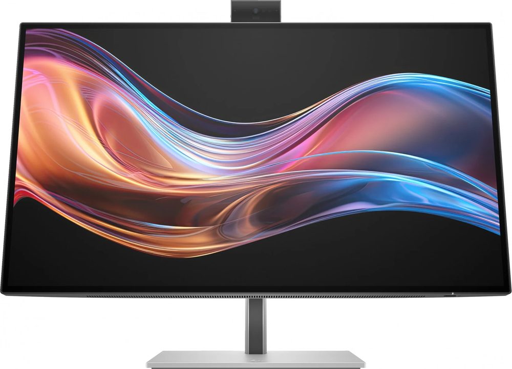HP Series 7 Pro 27 inch 4K Conferencing Monitor- 727pm - IPSBlack1 - Single Power ON; Height Adjust/Tilt/Swivel/Pivot; Integrated speakers; HP Eye Ease; Integrated microphone; IPS Black; Ambient light sensor; KVM switch; Daisy chain; Picture-in-Picture; Picture-by-Picture; Presence detection sensor; Pantone validated; Factory color calibration; HP User Color recalibration - 4K UHD (3840 x2160)12 - 400nitsBrightness - 5x USB Type-A 10Gbps signaling rate (1 charging with 7.5 W)