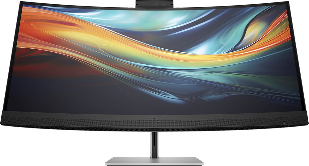 HP Series 7 Pro 39.7 inch 5K2K Conferencing Monitor - 740pm IPS - Anti-glare, Integrated speakers, Curved display, HP Eye Ease, Integrated microphone, Device Bridge 2.0, Picture-by-Picture, Height Adjustable, Tilt, Swivel - WUHD (5120 x2160)Resolution - 300nitsBrightness - 4x SuperSpeed USB Type-A 5Gbps Signaling rate (1 charging) - 2x Thunderbolt 3 with USB Type-C 40Gbps signaling rate (up to 100 W USB Power Delivery, DisplayPort 1.4) - 1x RJ-45