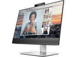 HP E24mv G4 23.8" FHD Conferencing Monitor - On-screen controls; Low blue light mode; Dual speakers (2W per channel); Anti-glare; IR WebCamera; Height Adjust/Tilt/Swivel/Pivot - Aspect Ratio 16:9 - Ports 1x VGA; 1x HDMI 1.4; 1x DisplayPort 1.2; 4x USB-A 3.1 Gen 1 - SEA FREIGHT