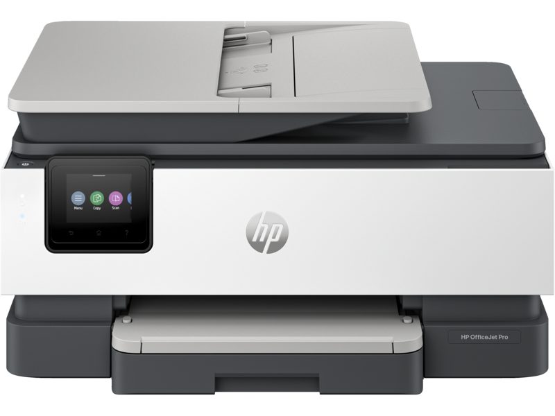 HP OfficeJet Pro 8123 All-in-OnePrinter. Functions: Print, copy, scan. Print technology: HP Thermal Inkjet. Print speed: Black (A4, ISO): Up to 20 ppm; Colour (A4, ISO): Up to 10 ppm;Draft black (A4): Up to 29ppm; Draft colour (A4): Up to 25 ppm. Print resolution: Black (best): 1200 x 1200 rendered dpi; Colour (best): Up to 4800 x 1200 optimized dpion HP Advance Photo Paper 1200 x 1200 dpi input. Monthly duty cycle: Up to 20,000 pages A4; Recommended monthly page volume
