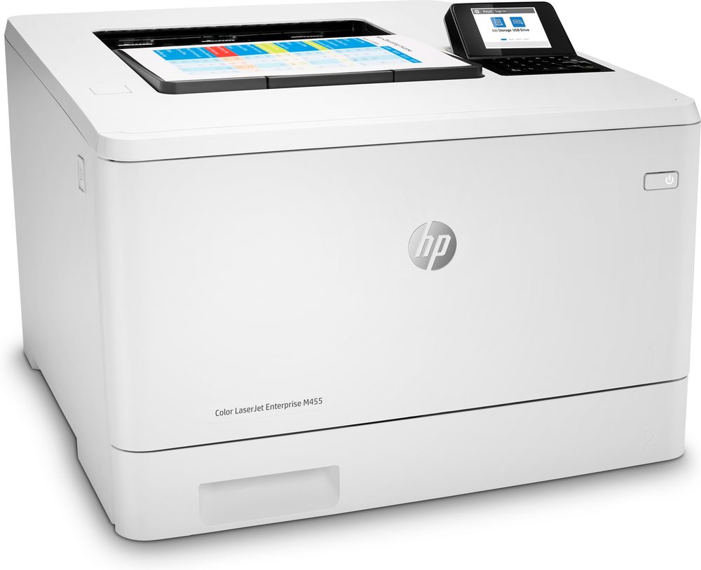 HP Color LaserJet Enterprise M455dn-Black (A4 normal): Up to 27 ppm 3-10 Users Up to 55000 pages A4; RMPV: 900 to 4800 Pages 1 Gigabit Ethernet 10/100/1000T network
