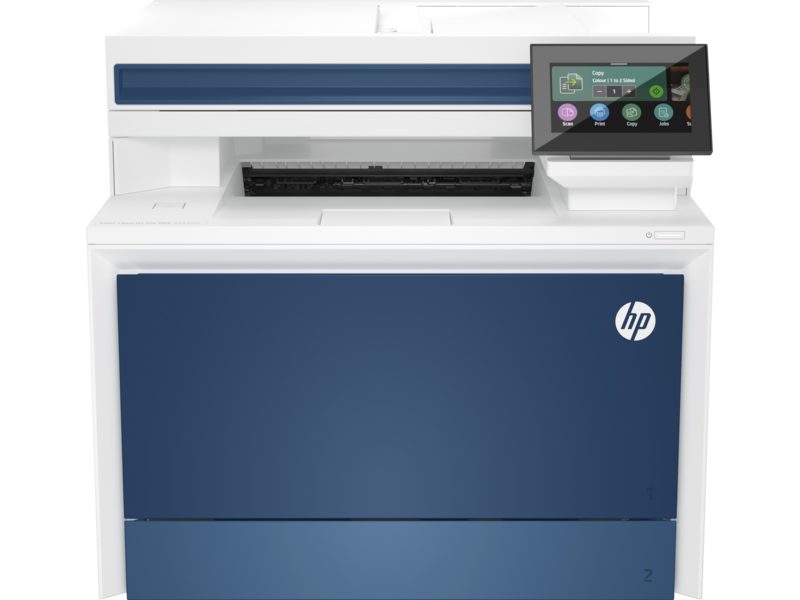 HP Color LaserJet Pro 4303dw MFP, Print, Copy, Scan, Fax 4 Preinstalled Introductory HP LaserJet Toner Cartridges (Black 2000 Pages, Introductory Cyan, Magenta, Yellow 1,000 Pages); Black (A4, Normal): Up to 33 PPM Colour (A4, Normal): Up to 33 PPM, Black (A4, Duplex): Up to 29 ipm Colour (A4, Duplex) Up to 29 IPM. Up to 50,000 Pages A4, Recommended Monthly Page Volume 750 to 4,000. Black Up to 600 x 600 DPI Colour (best): Up to 600 x 600 DPI, Technology: HP ImageREt 2400, PANTONE Calibrated