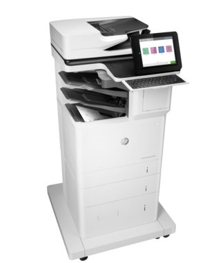 HP LaserJet Enterprise Flow MFP M636z, pages per minute 71, 75; page size A4; Mono(B&W) ; function: MFP; Print Resolution 1200 X1200 DPI