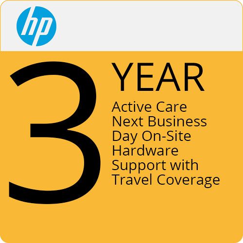 HP 3 Year Active Care Next Business Day Onsite / Travel Notebook Hardware Support
