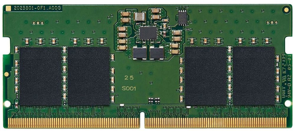 Kingston 8GB 5600MT/s DDR5 Non-ECC CL46 SODIMM 1Rx16