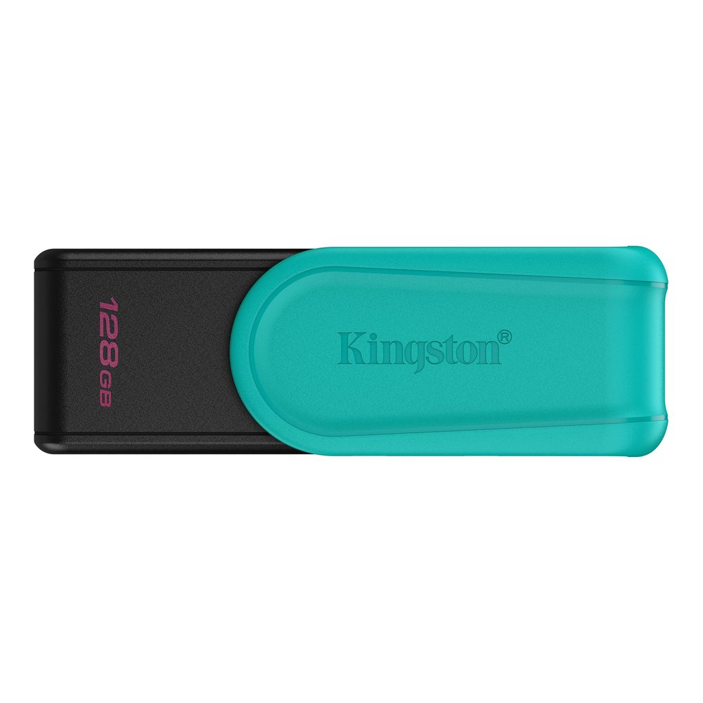 Kingston 128GB Portable USB 3.2 Gen 1 DataTraveler Exodia S (Black/Turquoise)