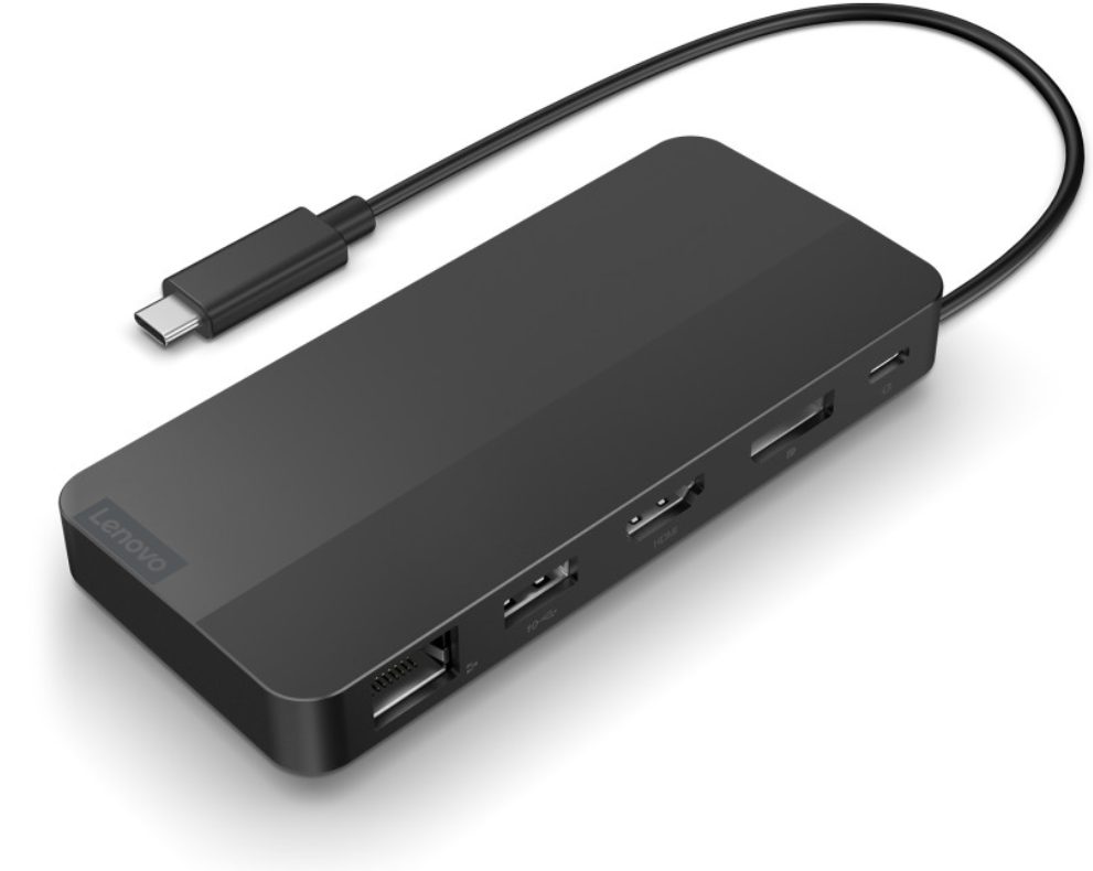 Lenovo USB-C Dual Display Travel Dock with 100W Adapter The Lenovo USB-C Dual Display Travel Dock (40B9) is an essential companion for the modern remote professional. This compact dynamo supports dual 4K displays and powers your USB-C laptop with up to 100W PD (with an additional 135W USB-C adapter.) Crafted with 66% post-consumer recycled content in the chassis, it's designed to lighten your carbon footprint. And don't forget the adjustable cable management.