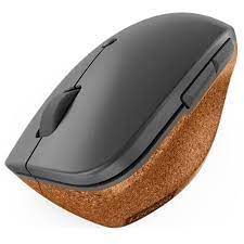Lenovo Go Wireless Vertical Mouse  Cork. Our hands were not designed to be flat on tables for 8 hours a day, yet that is how mice were designed in the past. The Lenovo Go Wireless Vertical Mouse goes beyond the norm and delivers an experience that replicates the natural form of a handshake with a 45 palm grip and revised finger positioning for optimal posture and productivity.
