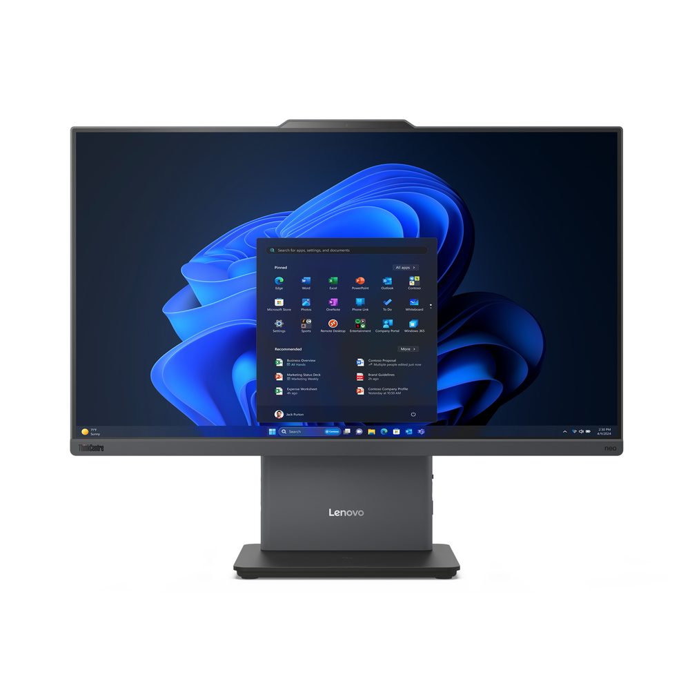 Lenovo Neo 50a-24 G5, 23.8" Non-Touch, 23.8" FHD AG 250N,Core 7 240H, 16GB DDR5, 512GB SSD M.2 2280 NVMe G4 QLC, Integrated, Windows 11 Pro 64, No DVD, 5MP Camera & Dual Microphone, Intel AX201 2x2AX+Bluetooth, Monitor Stand, Internal Speaker, 90W Adapter, USB CLP US-ENG, USB CLP Mouse, PUB_FRA/ARA/ENG, HDMI-In+HDMI Out , 2 Year CCI
