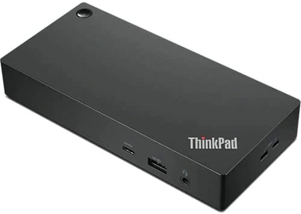 Lenovo ThinkPad Universal USB-C Dock Video Ports: 2x Display Port; 1x HDMI Port SB Ports: 3x USB3.1; 2x USB2.0; 1x USB-C Audio Ports: 1x Combo Audio Jack Ethernet: 1x Gigabit Ethernet Windows 10 3YR CCI ThinkPad Universal USB-C Dock  is a welcome innovation docking that takes users beyond tradition and into the realm of limitless potential. Experience universal compatibility with dynamic power charging max as 100w to notebooks, Automated firmware updates, Next-level plug-and-play