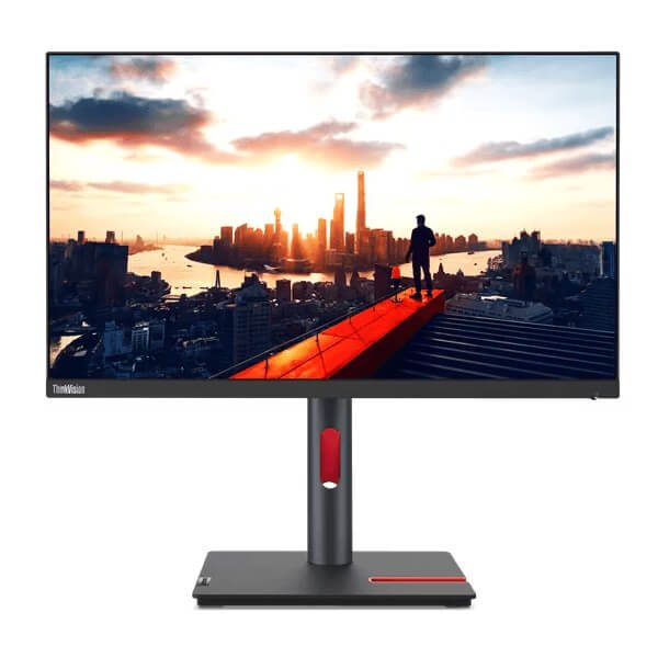 Lenovo ThinkVision P24q-30 23.8" Monitor 3 Year Carry In Warranty, 1920x1200, Anti-glare, Modular Camera Support, Tilt, Swivel, Pivot, Height Adjust Stand, Supports VESA mount 100 x 100 mm