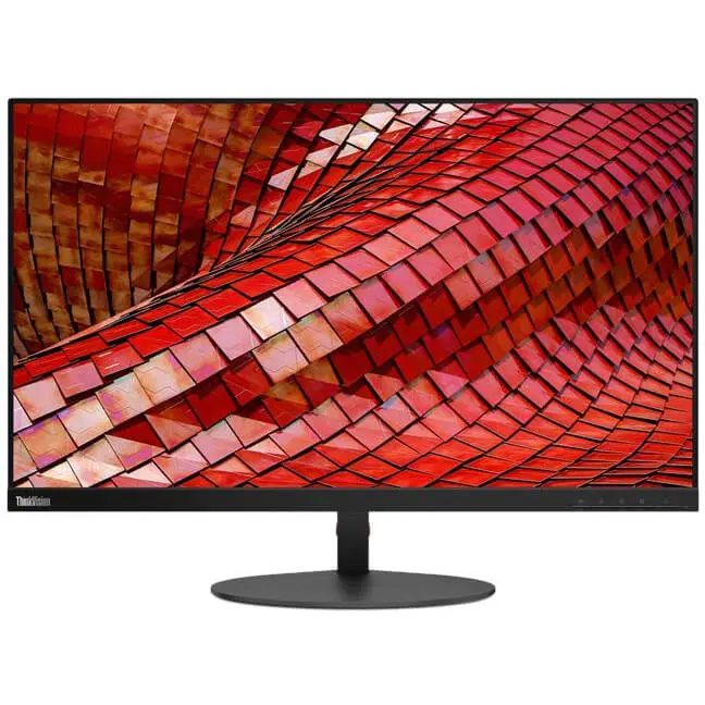 Lenovo ThinkVision T24d-30 24 inch FHD Monitor 16:10 with Eyesafe (IPS Panel, 100Hz, 4ms, HDMI, VGA, DP,USB Hub), Phone Holder - Tilt/Swivel/Lift/Pivot Stand, 3 Years Warranty