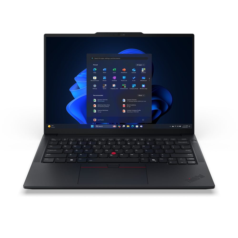 Lenovo E14 G7 LNL U5-226V 16GB DDR5 512GB SSD M.2 2242 TLC G4 Integrated Windows 11 Pro 64 14.0" WUXGA AG 300nits FHD IR Cam Intel AX211 2x2AX 6E+Bluetooth Y-FPR 3 Cell 48Whr 65W USB-C 3PIN-ZA BKLT KB US-ENG 1 Year Carry-in 3Y Onsite